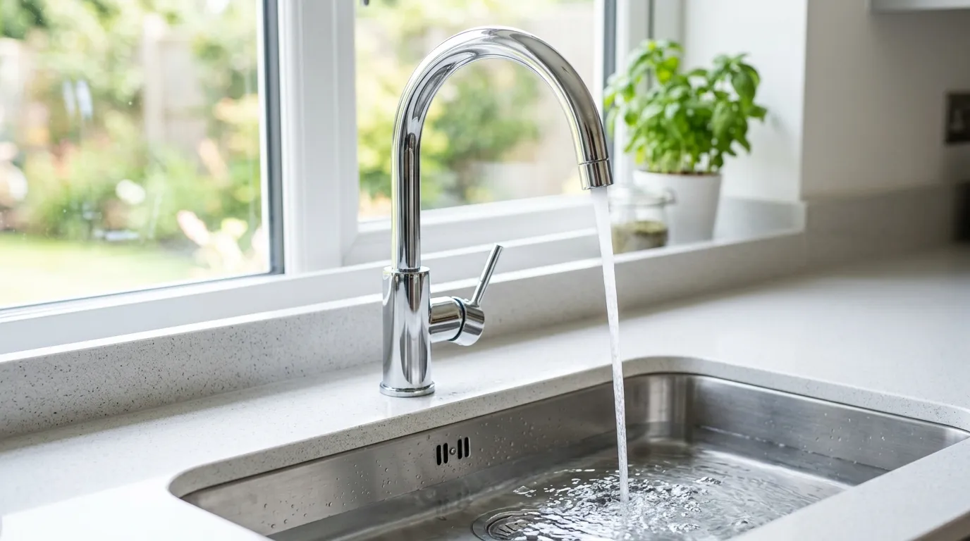 Local Plumbing Master Pros same day plumber fixing a faucet in San Carlos II, TX